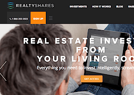 RealtyShares, real estate crowdfunder, launches first equity deal 