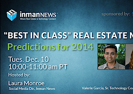 Predictions for 2014: 'Best in class' real estate marketing [webinar recording]