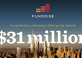 Fundrise, real estate crowdfunder, raises $31 million 