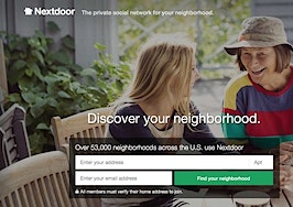Latest funding round values Nextdoor at $1.1 billion