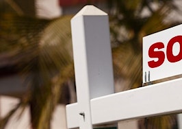 A sold sign
