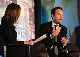 A photo of Spencer Rascoff on stage at Inman Connect New York