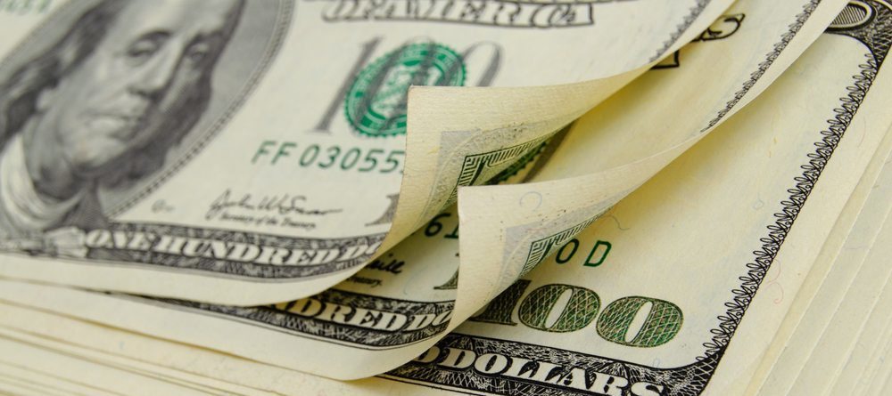 A stack of $100 bills