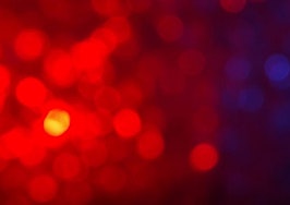 Red and blue lights on a background