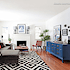 Houzz tour: chic living room makeover for a temporary space