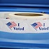 A roll of "I Voted" stickers