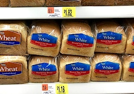 Generic bread on a shelf