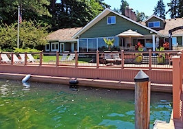 A home on waterfront property