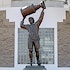 The Wayne Gretzky memorial erected by the city of Edmonton to celebrate its sport champion