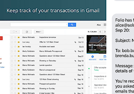 Folio Gmail extension for real estate adds feature to combat fraud