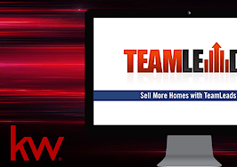 Keller Williams announces phase-out of lead gen tool Team Leads