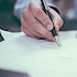 Mortgage paper signing contract title document pen