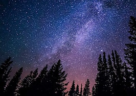 Stars constellation space galaxies night sky