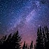 Stars constellation space galaxies night sky