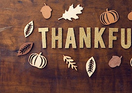 10 things real estate agents can be thankful for this year