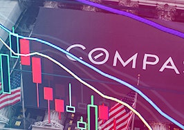Compass stock, market cap tumbles to new low