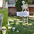 Homeowners 'jab' at anti-vaxxers with grim Halloween displays
