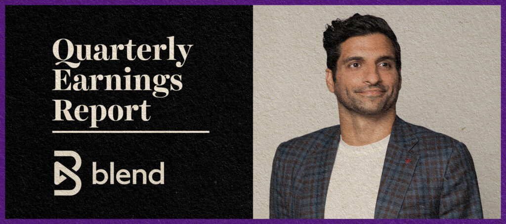 Blend trims loss, shrugs off decline in mortgage segment revenue