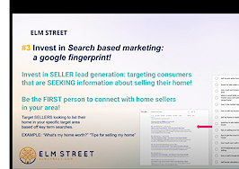 Elm Street Technology Tips for leads: invest in search based marketing to build a Google fingerprint