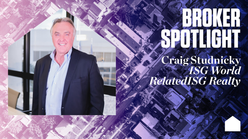 Broker Spotlight: Craig Studnicky, ISG World and RelatedISG Realty
