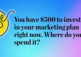 We gave you 500 (pretend) dollars to invest in your marketing plan. Here's where you spent it