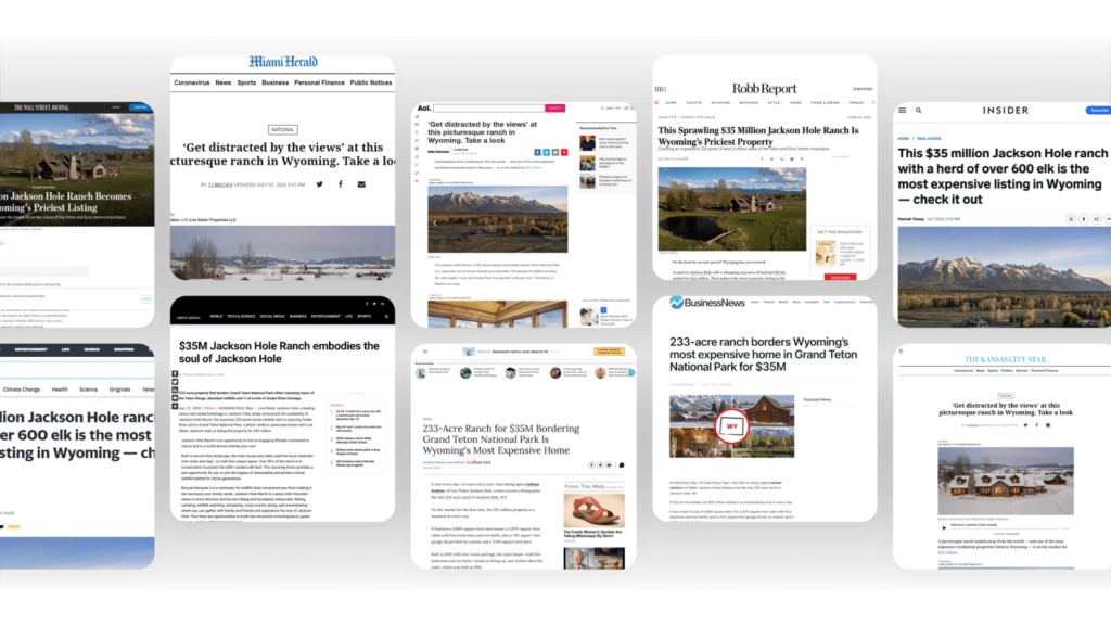 Listing Lessons: How I marketed a multimillion-dollar ranch and generated massive media coverage