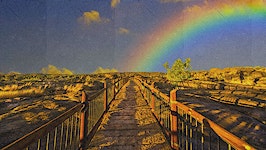 path, rainbow, success