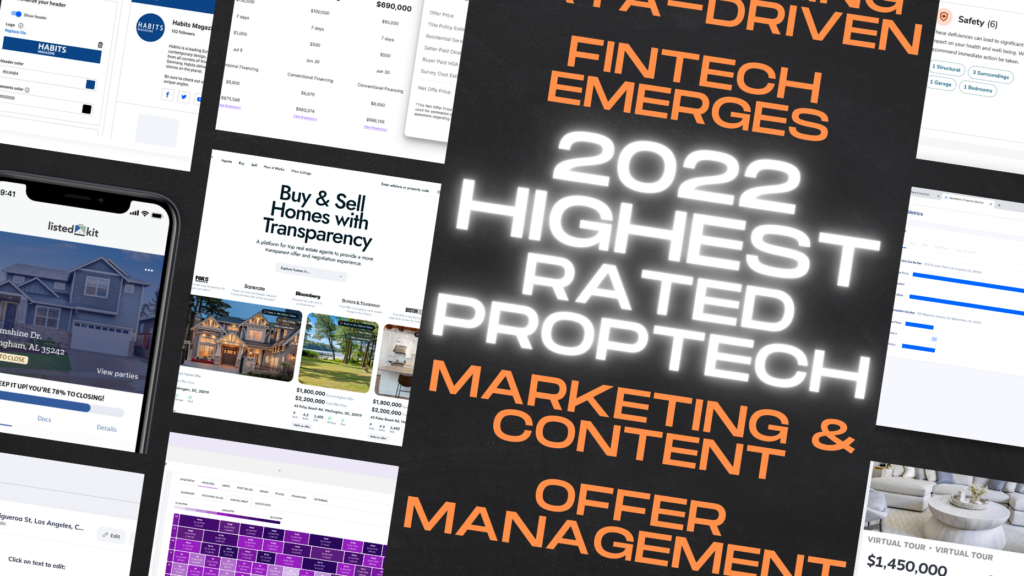 From Agently to ZenList, the best-reviewed real estate tech of 2022