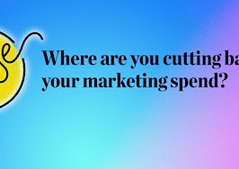 Here's where you're cutting back your marketing spend: Pulse