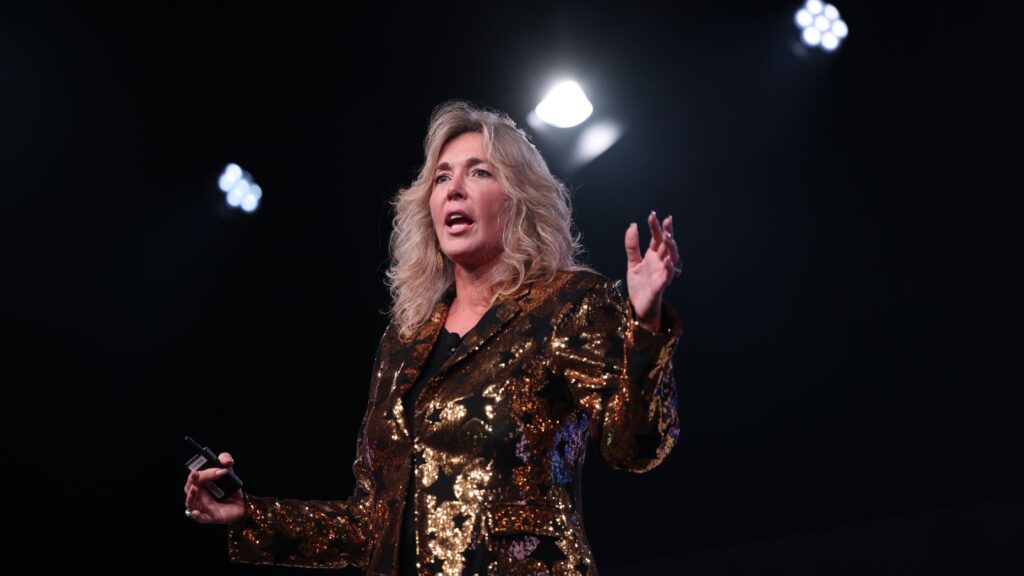 Glennda Baker is recognized by her stars anywhere. That's the point