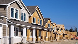 One third of homes on the market are newly built
