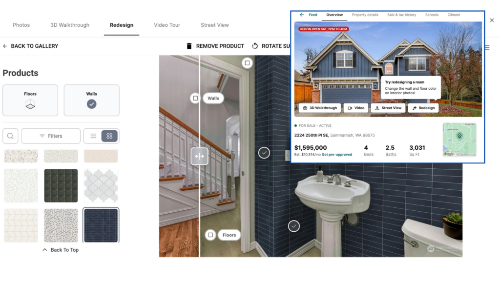 Redfin rolls out AI-enhanced digital self-staging tool for homebuyers